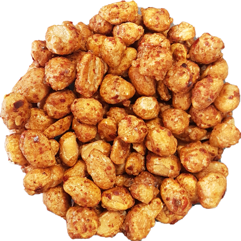 Premium Honey Red Pepper Pinda’s 200g x 12 | Pittige Pinda Mix | Jan Gotjé