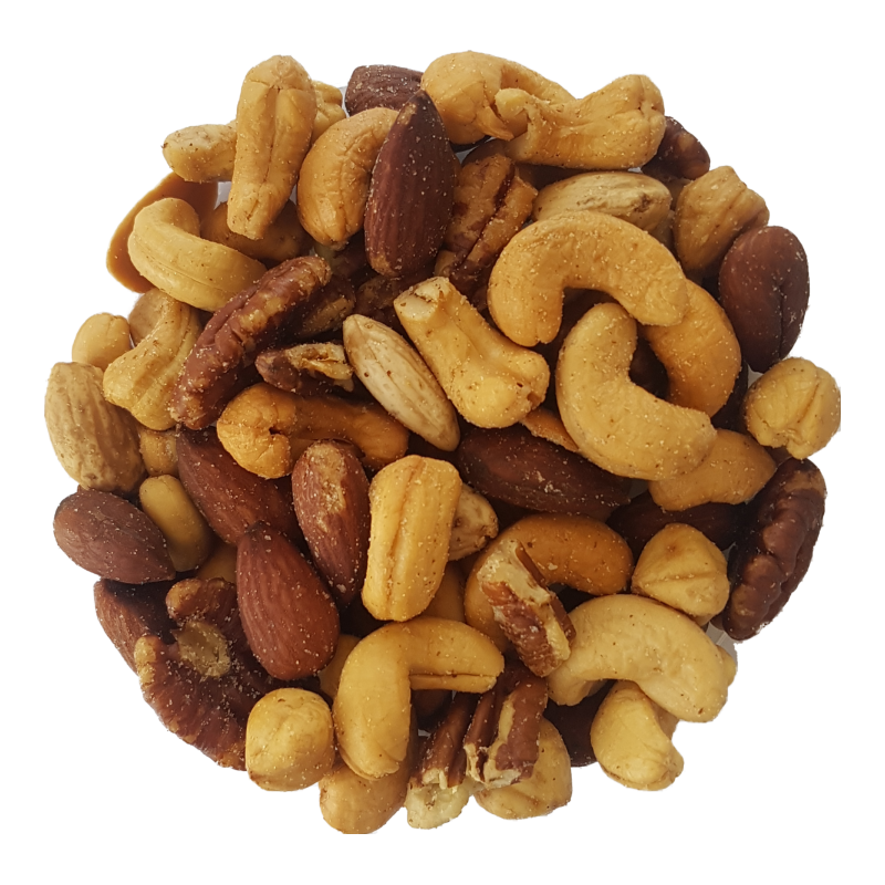 Premium Gemengde Noten Zout 200g x 12 | Luxe Notenmix Retail & Horeca | Noten voor Winkels | Jan Gotjé Horeca