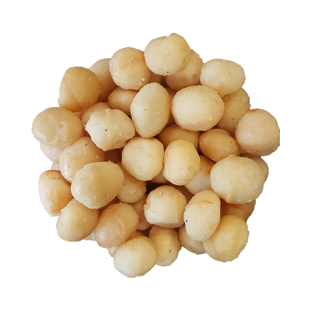 Premium Macadamia XL gebrand zout 200g x 12st