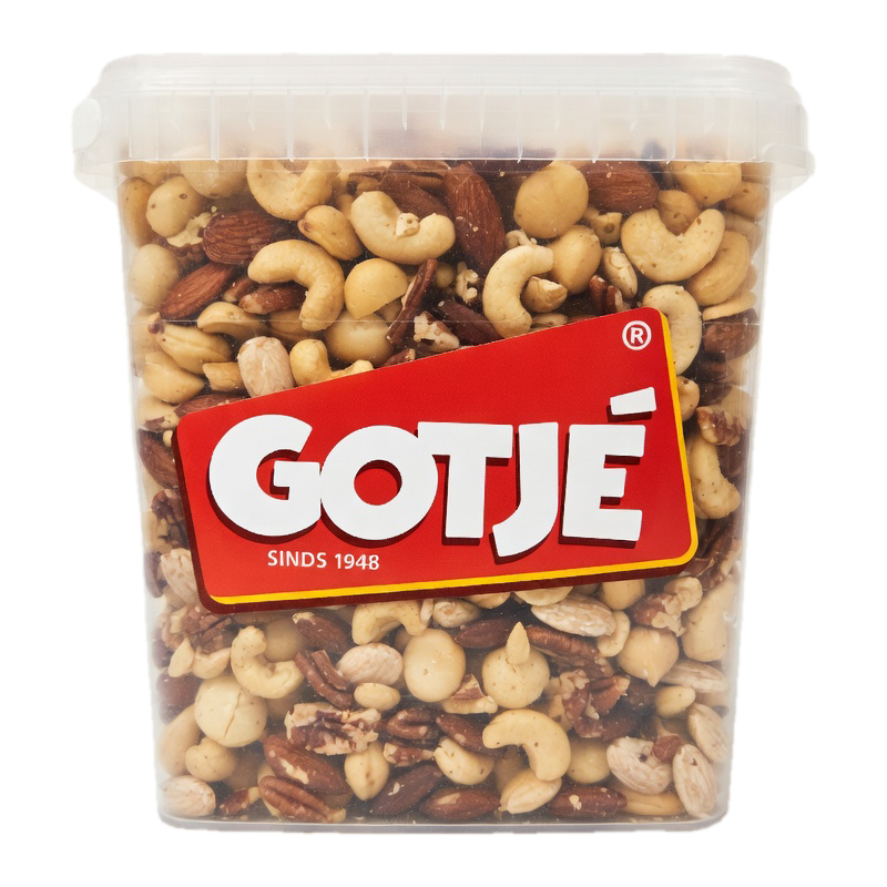 Macadamiamix Gezouten 3 kg | Noten Groothandel Horeca | Luxe Notenmix | Noten | Jan Gotjé Horeca