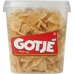 Gember Slices met Icingsuiker 3 kg | Noten Groothandel Horeca | Noten | Gember | Jan Gotjé Horeca