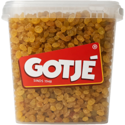 Rozijnen Geel 3 kg | Noten Groothandel Horeca | Gedroogd Fruit | Notenleverancier | Jan Gotjé Horeca