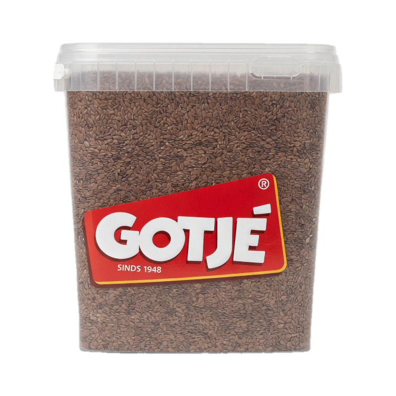 Lijnzaad 3 kg | Noten Groothandel Horeca | Lijnzaad | Jan Gotjé Horeca | Notenleverancier
