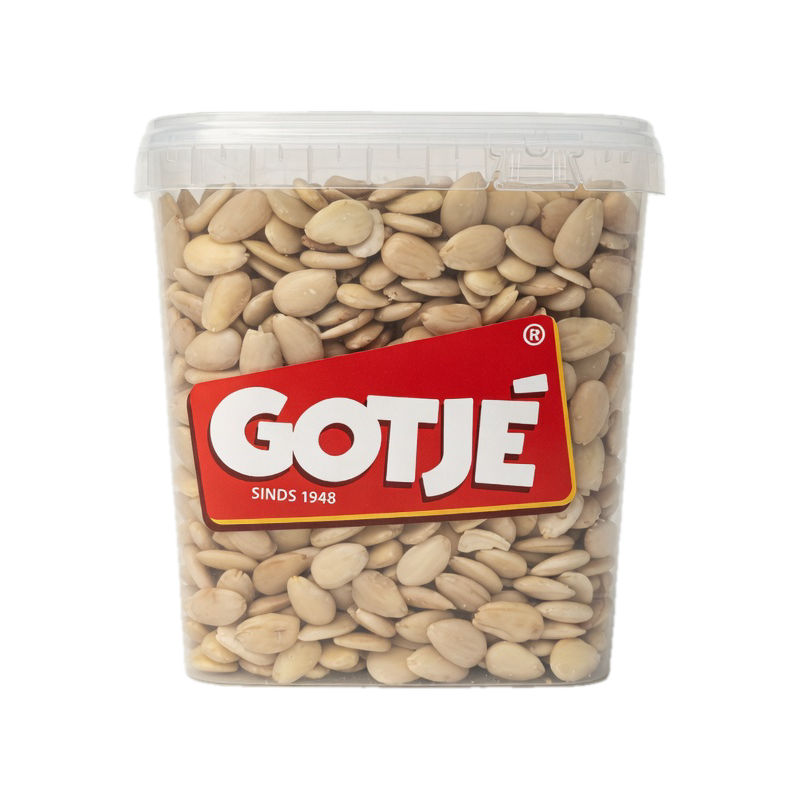 Amandelen Wit Spaans 3 kg | Geblancheerde Patisserie Amandelen | Jan Gotjé Horeca