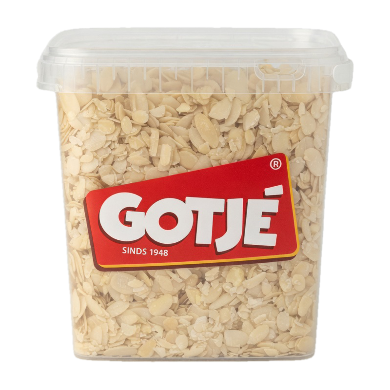 Amandelschaafsel 2,5 kg | Horeca Topping Amandelen | Jan Gotjé Horeca