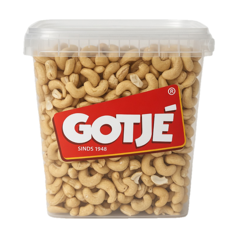 Cashewnoten Rauw 3 kg | Onbewerkte Cashews Horeca | Jan Gotjé Horeca