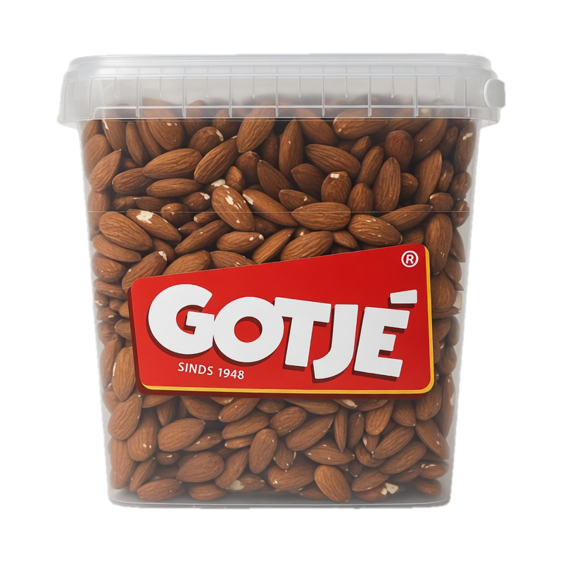Amandelen Naturel Californië 3 kg | Rauwe Amandelen Horeca | Jan Gotjé Horeca
