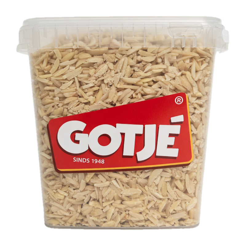 Amandelstiften 3 kg | Amandelschaafsel Reepjes | Horeca Noten | Jan Gotjé Horeca